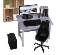 YNPQTDS Mobili In Miniatura | Giocattoli Computer In Miniatura - Accessori per Aula Scuola Materna Feste Completti Bambini Ragazze Ragazzi
