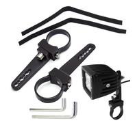 YNPQTDS Morsetti di montaggio per luci a LED, barre luminose a LED, supporti per gabbia in alluminio, 2 pezzi, classe di montaggio, per auto regolabili per camion e ATV dalla strada