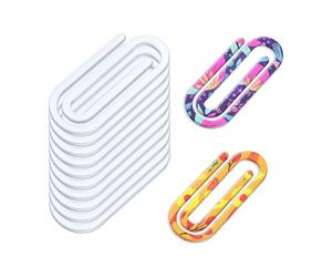 YNPQTDS Pinze per graffette, confezione da 10 segnalibri - Portaclip extra grandi | per diario ufficio, pianificatore, cartella alimentare, raccoglitore