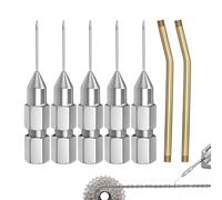 YNPQTDS Punta Ad Ago Per Grasso Lubrificante,Compatto Ultra Sottile | Kit per Puntale Diritto per Grasso - per Camion Veicoli Berline Autovetture e Pickup