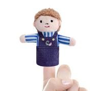 YNPQTDS Puppette per le dita dei cartoni animati, giocattolo per le marionette con le dita di peluche per | giocattolo interattivo caldo a tema familiare per il giorno della Pasqua,