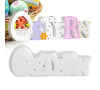 YNPQTDS Stampo in silicone per uova di Pasqua,Strumenti per il libero creativo coniglio morbidi - in silicone per candele decorative pasque,per decorazioni di primavera, argilla, resina