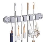 YNPQTDS Supporto per scopa da parete, robusta capacità di aspirazione, per riporre attrezzi da giardino, organizzazione della casa, per guanti, pala, da cucina, straccio, spazzola lavanderia