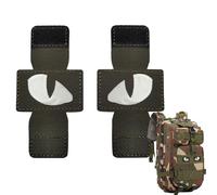 YNPQTDS Toppa con occhi di gatto, toppa ricamata con occhi di gatto, morbida e portatile, multiuso, si al buio, non sbiadisce, per cappelli, vestiti, giacche