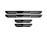 YNQP 4 Pezzi Auto Acciaio Inox Battitacco Piastre di Protezione, per Ford Tourneo Connect 3 (III) I 2022-2024 Accessori di Stile,A