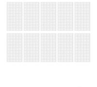 YNR 500 Pcs Double Sided Adhesive Dots, 10mm Removable Clear Glue Stickers, No Residue Waterproof Tape for Crafts, Scrapbooking, Photo Albums, Wall Decor, and Festival Decoration