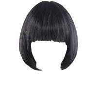 YNR Parrucca Bob Corto Lisci Fringe, Caschetto Liscio per Carnevale e Cabaret, Fancy Dress da Amore delle Feste