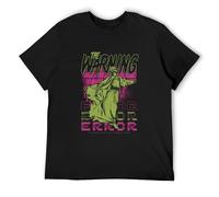 Ynslfs The Warning Band Error Men's T-Shirt Unisex Black Men Tees M