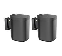 ynVISION.DESIGN Supporto da parete regolabile compatibile con Sonos One One SL e Play:1 Speaker | Confezione da 2 | Nero