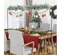 Ynzeyx Supporto per asta da tavolo con morsetti, supporto ad arco da tavolo da appendere per matrimoni, feste di compleanno, decorazione natalizia, regolabile da 33 a 106 cm, altezza 73,7 - 248,9 cm