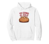 Yo Como El Culo - Divertente Motivo per Amanti del Pane Spagnolo Felpa con Cappuccio