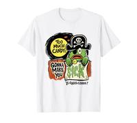 Yo Gabba Gabba! Brobee Too Much Candy Halloween Maglietta