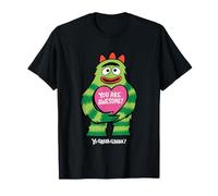 Yo Gabba Gabba! Brobee You Are Awesome Heart Valentine's Day Maglietta