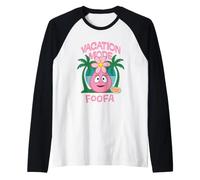 Yo Gabba Gabba! Foofa Tropical Vacation Mode Maglia con Maniche Raglan