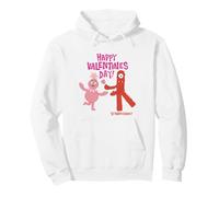 Yo Gabba Gabba! Muno Foofa Valentine's Day Felpa con Cappuccio