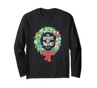 Yo Gabba Gabba! The Holidays Are Awesome Wreath Maglia a Manica