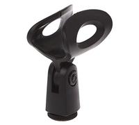 YO-HAPPY Microfono Flessibile Accessorio per Supporto per Microfono Supporto per Clip in plastica con Morsetto Nero