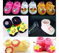 YO-HAPPY Vassoio da Forno, 10 Pezzi in plastica Trasparente per Piedini per Bambini Espositore per Neonati Scarpa per Calzini Vetrina