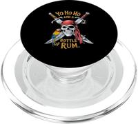 Yo Ho Ho e una bottiglia di rum teschio pirata con pappagallo PopSockets PopGrip per MagSafe