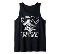 Yo Ho Yo Ho A Pirates Life Skull Crossbones Uomini Donne Bambini Canotta