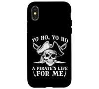Yo Ho Yo Ho A Pirates Life Skull Crossbones Uomini Donne Bambini Custodia per iPhone X/XS