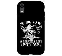 Yo Ho Yo Ho A Pirates Life Skull Crossbones Uomini Donne Bambini Custodia per iPhone XR