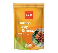 Yo! Miele di soia e miso tara cappotto e salsa cuoco, 100 g, 12 sacchetti