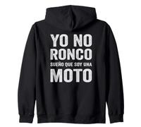 Yo No Ronco sueño Que Soy Una Moto Felpa con Cappuccio