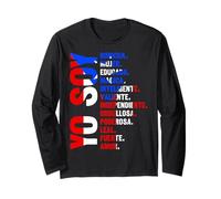 Yo Soy Boricua Puerto Rican Pride Design Maglia a Manica