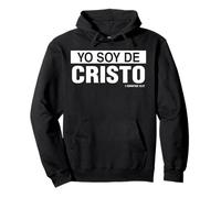 Yo Soy de Cristo, Jesus Bible Verse Religious Christian Felpa con Cappuccio
