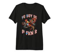 Yo Soy De Puerto Rico Gallo P FKN R Day Parade Maglietta Premium