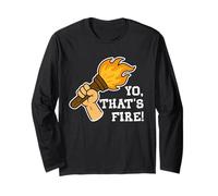 Yo That's Fire Torch, divertente gergo Gen Alpha Maglia a Manica