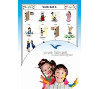 Yo-Yee Flashcards - Schede illustrate in Inglese - Verbs 1 - per l'insegnamento della Lingua e per favorire l’apprendimento linguistico