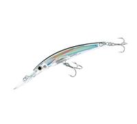 Yo-Zuri Crystal - Esca subacquea 3D Minnow profonda, colore: Argento Nero