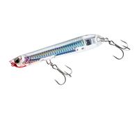 Yo-Zuri R1433-HGSH: 3D Inshore Pencil Popper (F) 135 mm, Ghost Shad