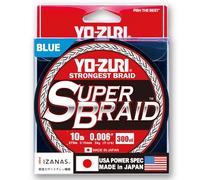Yo-Zuri Súper Braid 10 libras 300yd línea trenzada 15mm Dia Azul R1264-B NUEVO