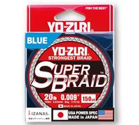 Yo-Zuri Superbraid - Treccia Galleggiante, 90,1 m, Colore: Blu, 9,1 kg