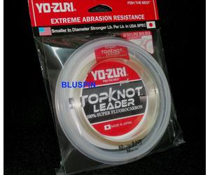 YO-ZURI TOPKNOT LEADER 100% SUPER FLUOROCARBON 60lb - 0.700mm 30yd Natural Clear