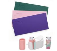 Yoaeyok 3 Pezzi Tazza Trasferimento Sublimazione Tazza Silicone Wrap per Pressa per Tazze Cricut, Trasferimento di Calore Tazza Fogli in Silicone per Fai da Te Stampa Tazze, Colorato