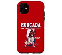 Yoan Moncada | Giocatori di baseball di Los Angeles A | MLBYMO204M Custodia per iPhone 11
