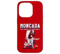 Yoan Moncada | Giocatori di baseball di Los Angeles A | MLBYMO204M Custodia per iPhone 14 Pro