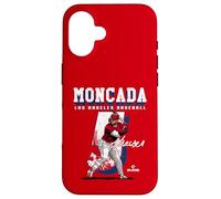 Yoan Moncada | Giocatori di baseball di Los Angeles A | MLBYMO204M Custodia per iPhone 16