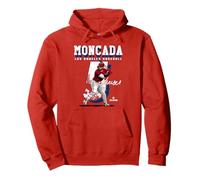 Yoan Moncada | Giocatori di Baseball di Los Angeles A | MLBYMO204M Felpa con Cappuccio
