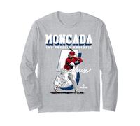 Yoan Moncada | Giocatori di Baseball di Los Angeles A | MLBYMO204M Maglia a Manica