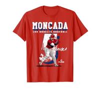 Yoan Moncada | Giocatori di Baseball di Los Angeles A | MLBYMO204M Maglietta