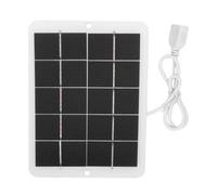 Yobadam Caricatore Portatile a Pannello Solare USB 5 V, Efficienza 22,1 | Uscita USB, Resistente Alle Intemperie, Conversione 22,1 Percento, Campeggio Escursionismo, Telefoni Fotocamere Ventole,