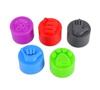 Yobadam Coperture Terminali in Silicone per Pagaia, Assorbimento degli | Protezione per Impugnatura della Racchetta, Materiale Flessibile, Uso in Campo, Modelli Standard più Comuni, Installazione