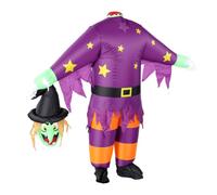 Yobadam Costume Gonfiabile Costume da Strega Gonfiabile Accattivante per Feste e Compleanni Realizzato in Poliestere Taglia Unica Adatta a Tutti