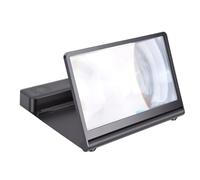 Yobadam Screen Magnifier 3D HD Mobile Phone Projector per Film | Supporto per supporto pieghevole, altoparlante Bluetooth, ingrandimento da 2 a 4 volte, riduzione dell\'affaticamento degli