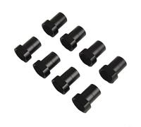 YobiLife 8 panchine per cani in lega di alluminio, per la lavorazione del legno, con cuscinetto antiscivolo, per la lavorazione del legno su banco da lavoro (20 mm, nero)